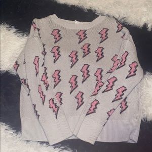 Lightening bolt sweater